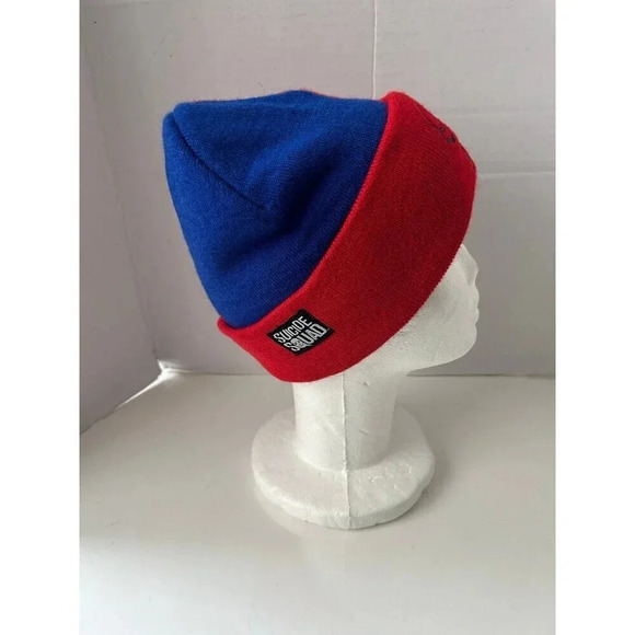 Suicide Squad Harley Quinn Property of Joker Knit Hat Cap Embroidered OS - Picture 4 of 6
